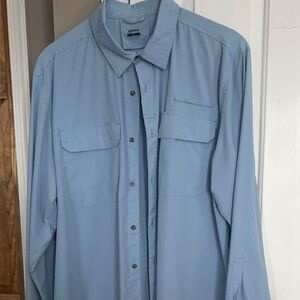 Light Blue Button-Up Shirt